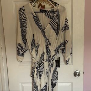 Lulus Leaf Print Maxi Dress